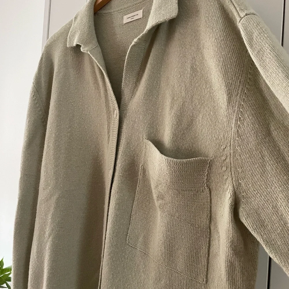 James Street Co. Knitted Margot Cardigan, Thistle - M - Picture 4 of 6